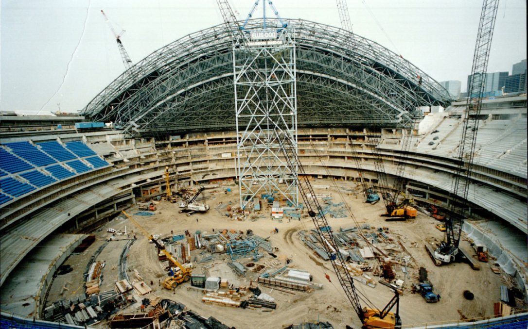 SkyDome Under Construction